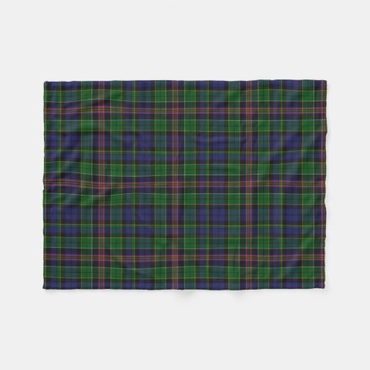 Allison Clan Tartan Pset Fleece Blanket Deken (Voorkant (Horizontaal))