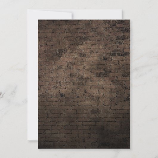 Allison en Gary Custom uitnodigen Kaart (Achterkant)