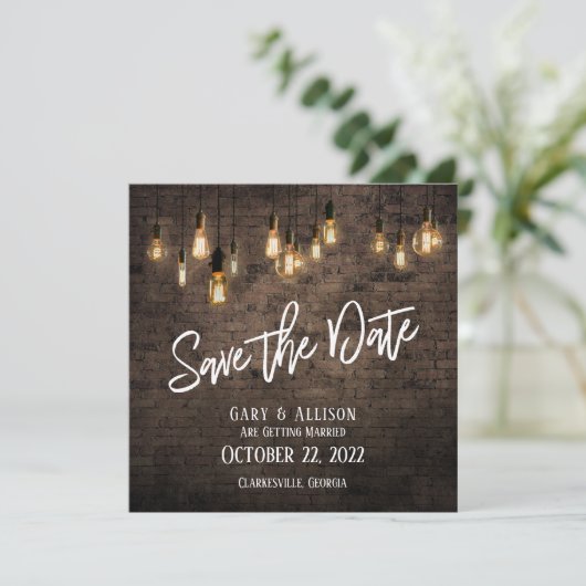 Allison & Gary V1 Save The Date (Staand voorkant)
