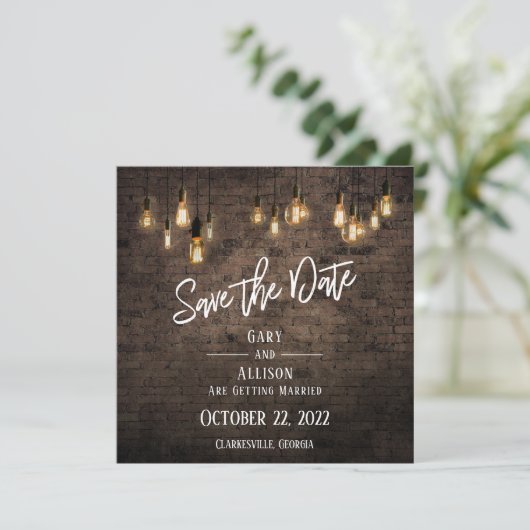 Allison & Gary V2 Save The Date (Staand voorkant)