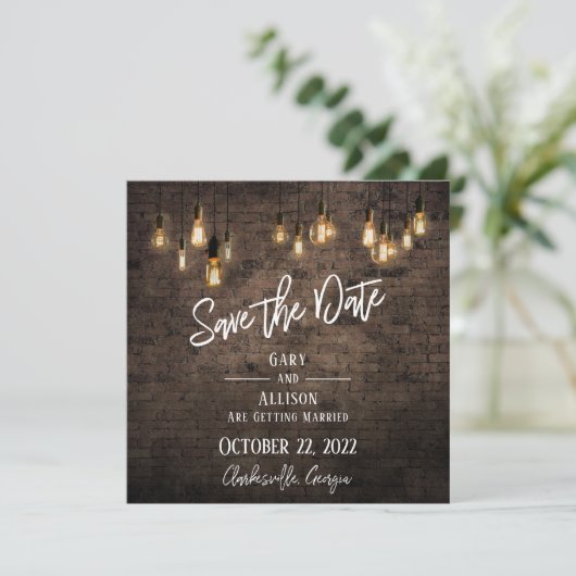 Allison & Gary V3 Save The Date (Staand voorkant)