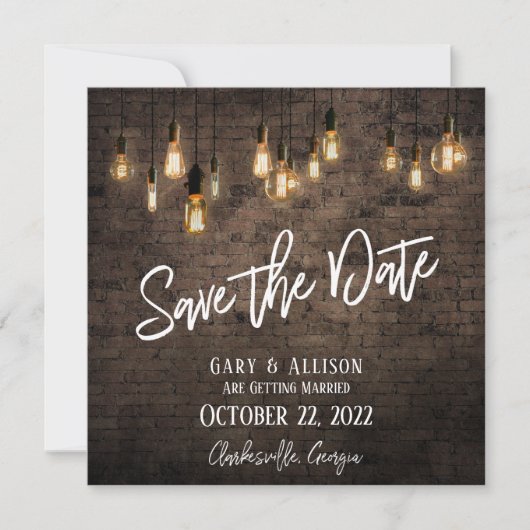 Allison & Gary V4 Save The Date (Voorkant)