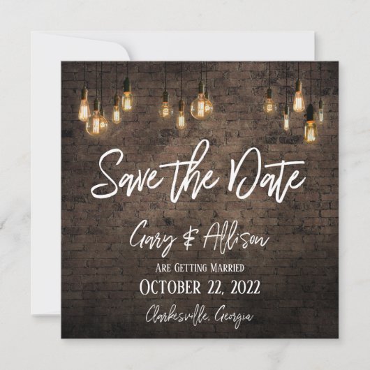 Allison & Gary V5 Save The Date (Voorkant)