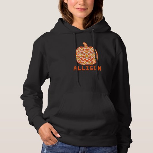 Allison Halloween Suiker Schedel Hoodie (Voorkant)