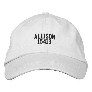 ALLISON Pennsylvania Hoed Geborduurde Pet