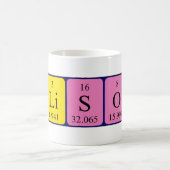 Allison periodieke lijstnaam mok (Center)