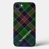  Allison Tartan Plaid Case-Mate iPhone Case (Achterkant)