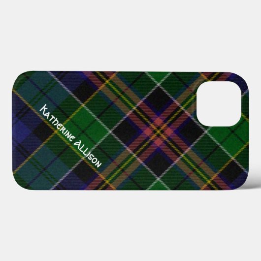  Allison Tartan Plaid Case-Mate iPhone Case (Achterkant (horizontaal))