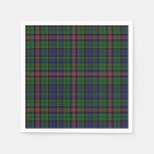 Allison Tartan Plaid Papieren servetten (Voorkant)