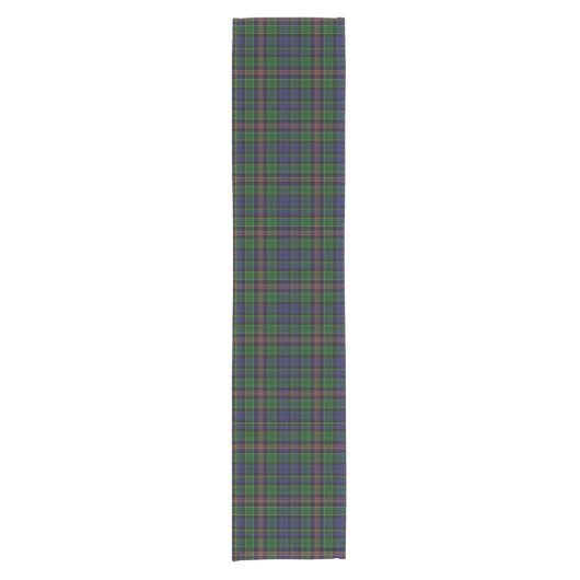 Allison Tartan Plaid Table Runner Korte Tafelloper (Voorkant)
