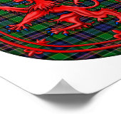 Allison Tartan Scottish Play Lion Rampant Poster (Hoek)