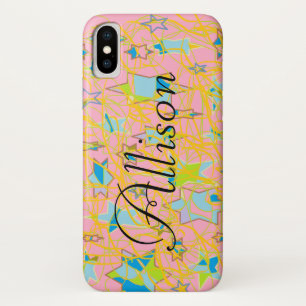 Allison uit Orphan Black, abstract met sterren, me Case-Mate iPhone Case