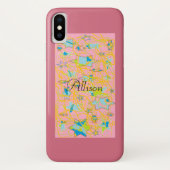 Allison van Orphan Black, retro star abstract Case-Mate iPhone Case (Achterkant)