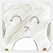 Allison: Vierkante Sticker (Voorkant)