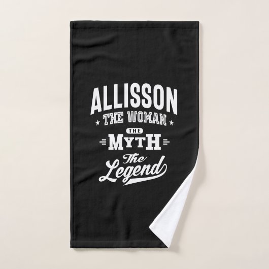 Allisson Persoonlijke naam Birthday Gift Handdoek (Handdoek)