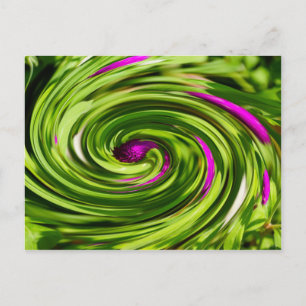 Allium Abstract Briefkaart