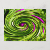 Allium Abstract Briefkaart (Voorkant)