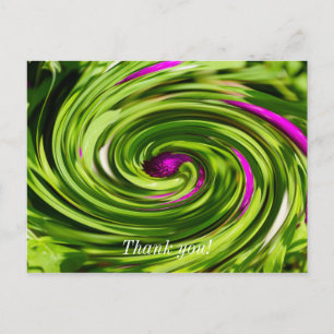 Allium Abstract Briefkaart