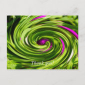 Allium Abstract Briefkaart (Voorkant)