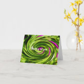 Allium Abstract denken aan jou Kaart (Gele Bloem)