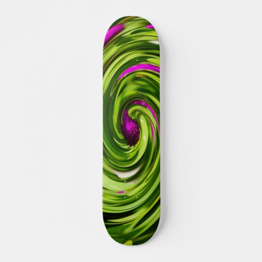 Allium Abstract Skateboard (Voorkant)