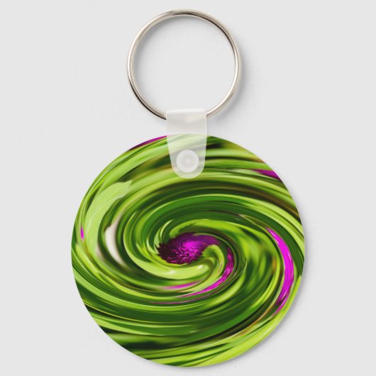 Allium Abstract Sleutelhanger (Voorkant)