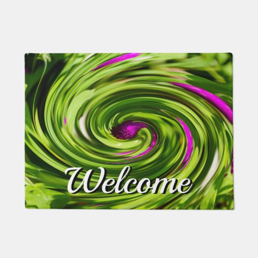 Allium Abstract Welkom Doormat Deurmat (Voorkant)