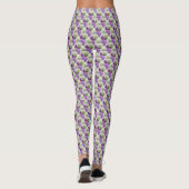 Allium bloemen patroon legging (Achterkant)