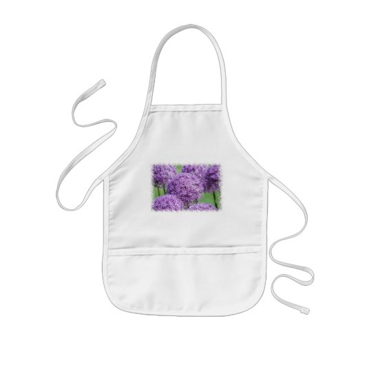 Allium Flowers Children's Smock Kinder Schort (Voorkant)