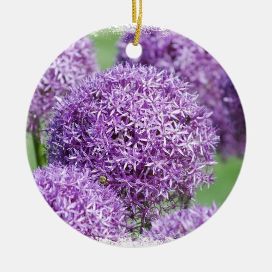 Allium Flowers Ornament (Voorkant)