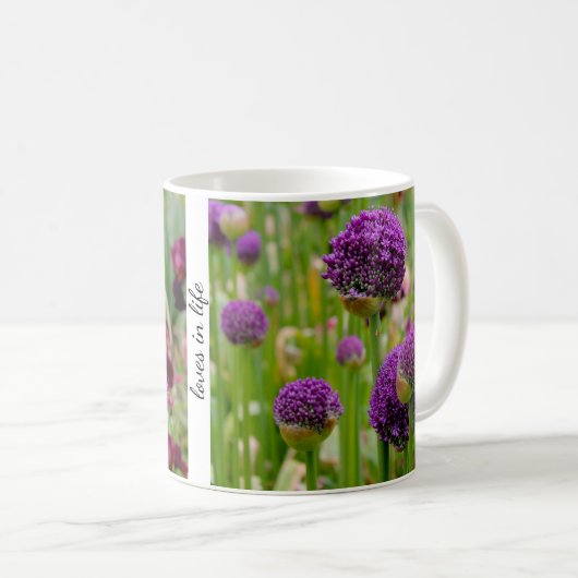 Allium Garden Flower Mok (Voorkant rechts)