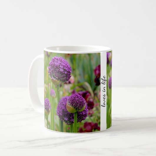 Allium Garden Flower Mok (Voorkant links)