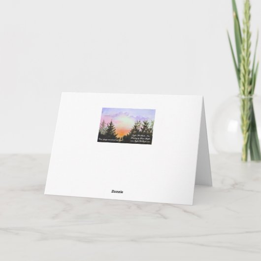 Allium Greeting Card Kaart (Achterkant)