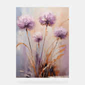 Allium - Impasto Floral Acryl Bord (Voorkant)