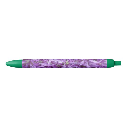 Allium Purple Flowers Green Trim Pen (Voorkant)