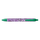 Allium Purple Flowers Green Trim Pen (Achterkant)