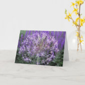 Allium/Salvia Kaart (Gele Bloem)