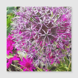Allium & Summerbloemen Magnetische Kaart