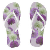 Allium White en Paarse volwassen Teenslippers (Voetbed)