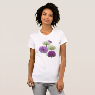 Allium White en Purple Flowers App. T-Shirt