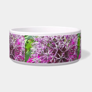 Allium & Zomer Bloemen Pet Bowl Voerbakje