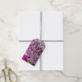 Allium & Zomerbloemen Cadeaulabel (Met Touw)