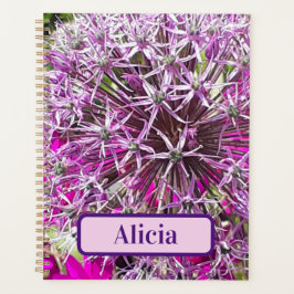 Allium & Zomerbloemen gepersonaliseerd Planner