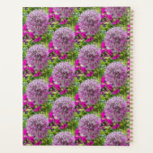 Allium & Zomerbloemen gepersonaliseerd Planner (Achterkant)