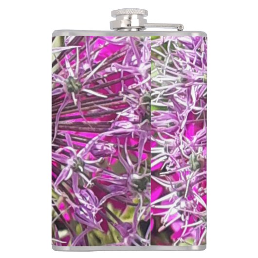 Allium & Zomerbloemen Heupfles (Achterkant)