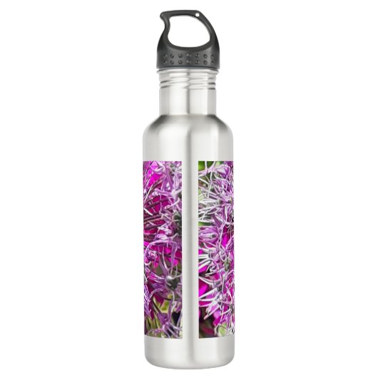 Allium & Zomerbloemen Waterfles (Achterkant)