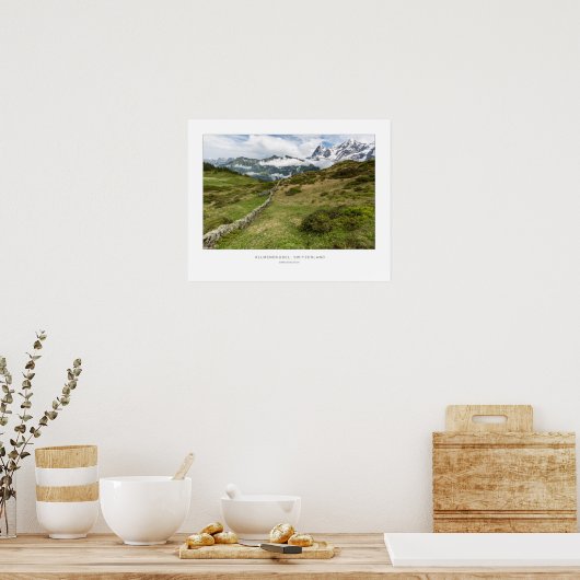 Allmendhubel, Zwitserland - Wall Print (Keuken)