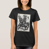 Allocer Alloces Demonology Magic Occult Grim T-shirt (Voorkant)