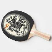 Alloces De Vuurademende Maarschalk Tafeltennisbatje (Zijkant)