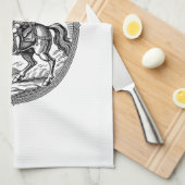 Alloces De Vuurademende Maarschalk Theedoek (Quarter Fold)